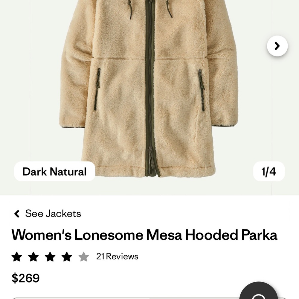 Patagonia women’s Lonesome Mesa hooded parka